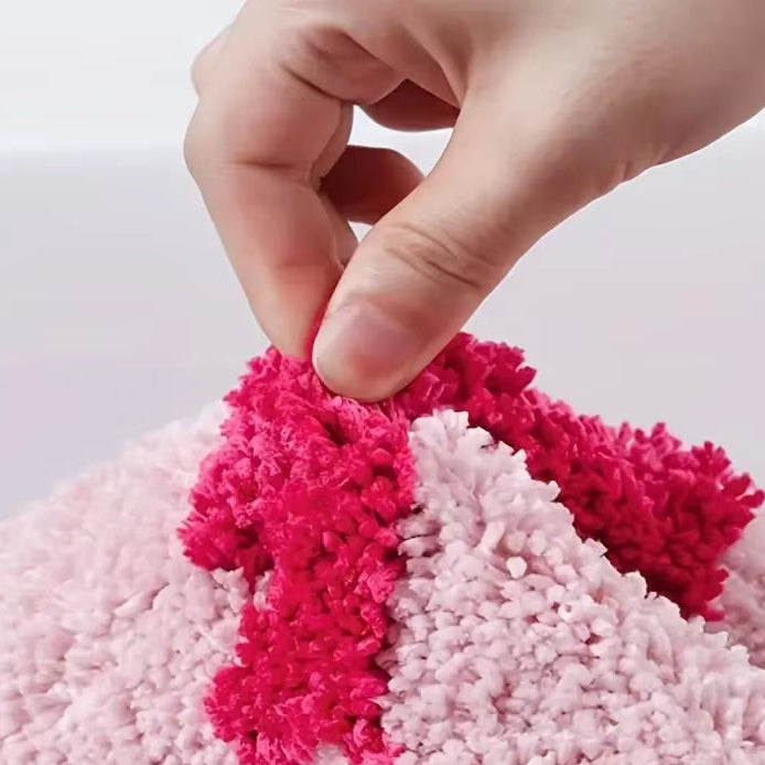 Pink Get Naked Tufted Rug Bathroom Rug Cute Bathtub Mat Entrance Doormat Living Room Apartment Decor Soft Tufted Carpet