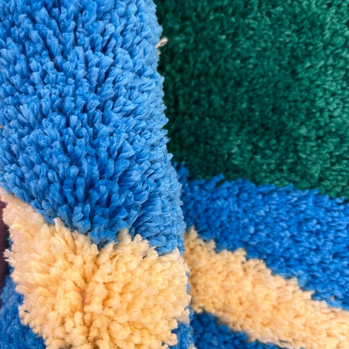 Frog Tufted Rug Funny Thickened Non Slip Foot Mat Hallway Porch Area Rug for Home Livingroom Door Mats Bathroom Rug Carpet