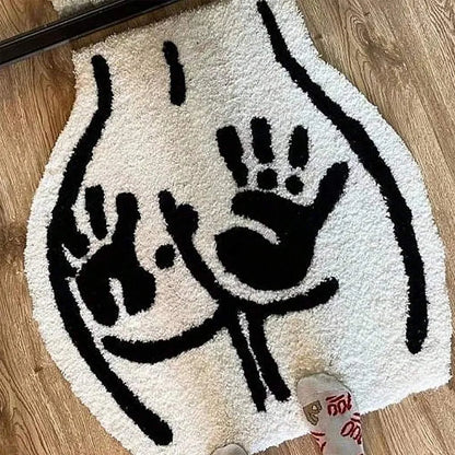 Sexy Bathroom Rugs Soft Tufted Rugs Non-Slip Absorbent Handmade Rugs Bedroom Kitchen Bathroom Rug