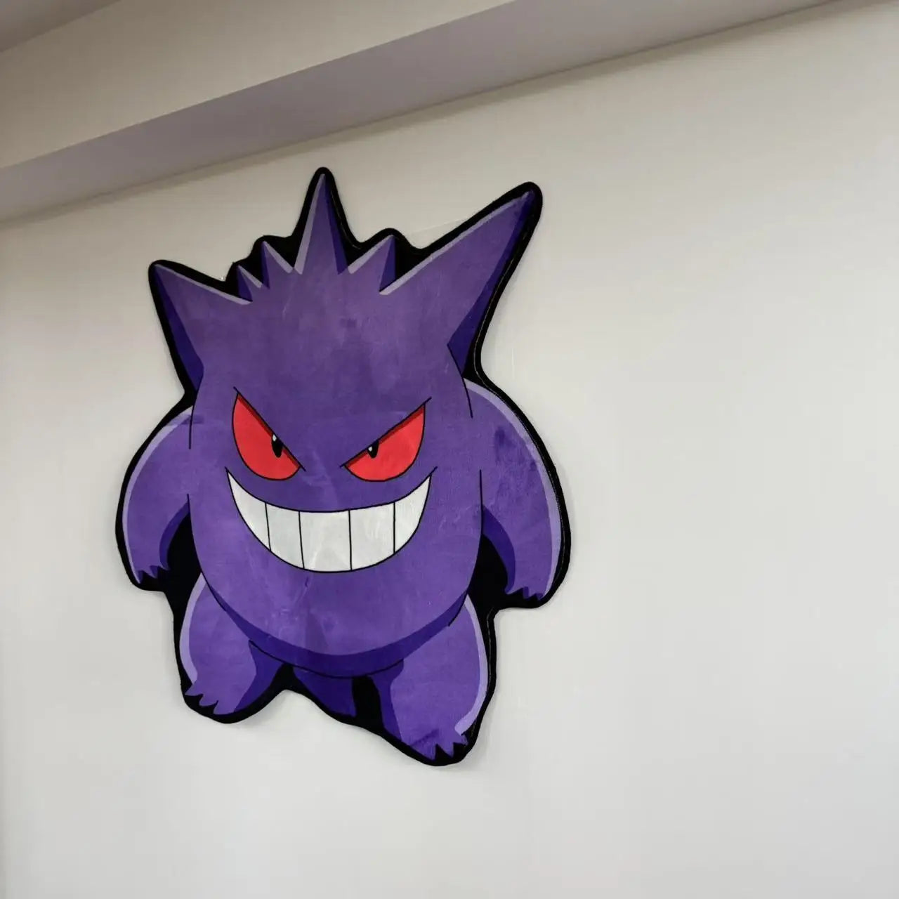 Pokemon Purple Gengar Hanging Rugs Tapestry Home Bedroom Deco Door Kitchen Mats Living Room Hanging Rugs Kids Children Gifts