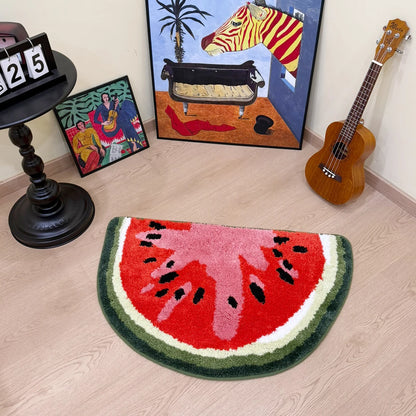Watermelon Tufted Rug