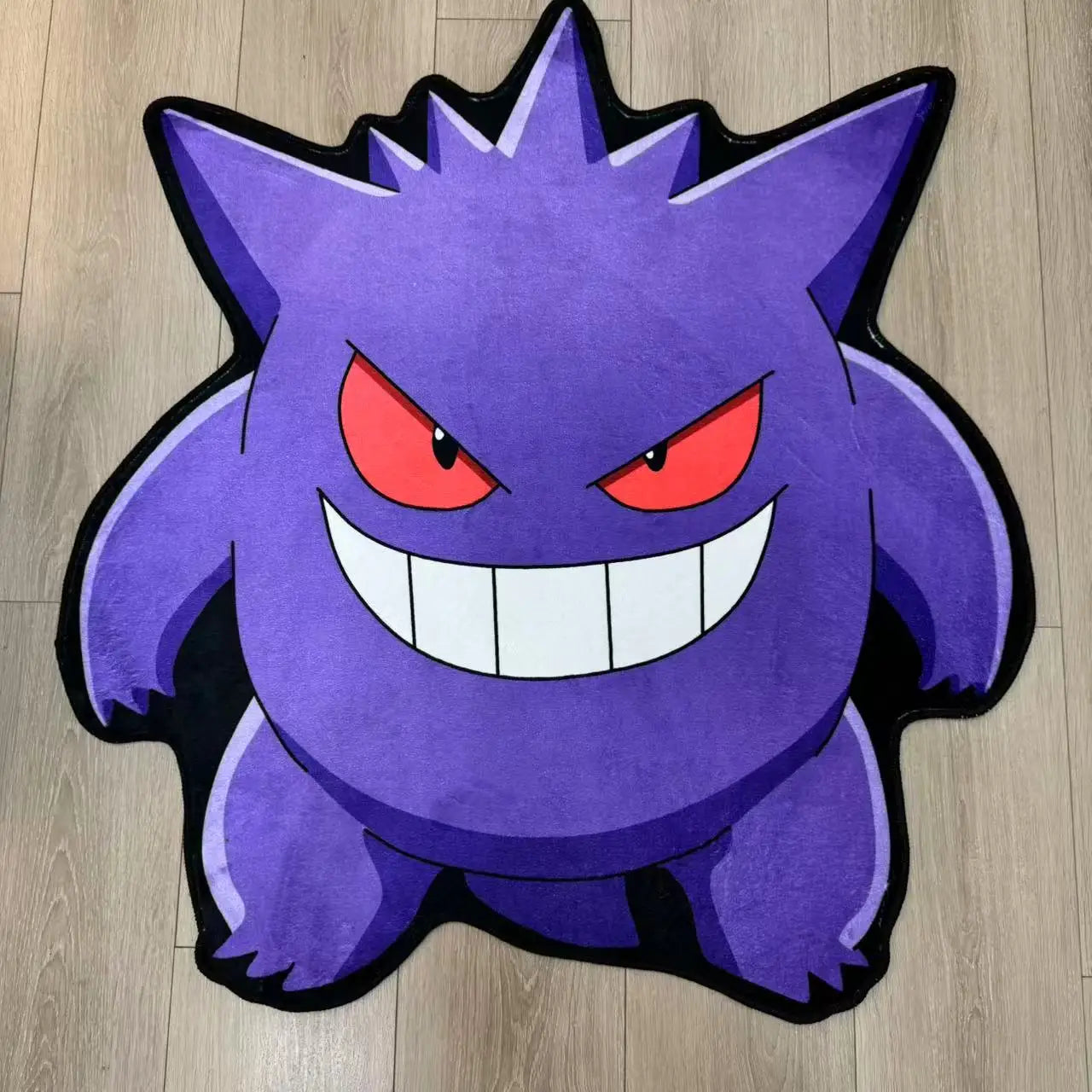 Pokemon Purple Gengar Hanging Rugs Tapestry Home Bedroom Deco Door Kitchen Mats Living Room Hanging Rugs Kids Children Gifts