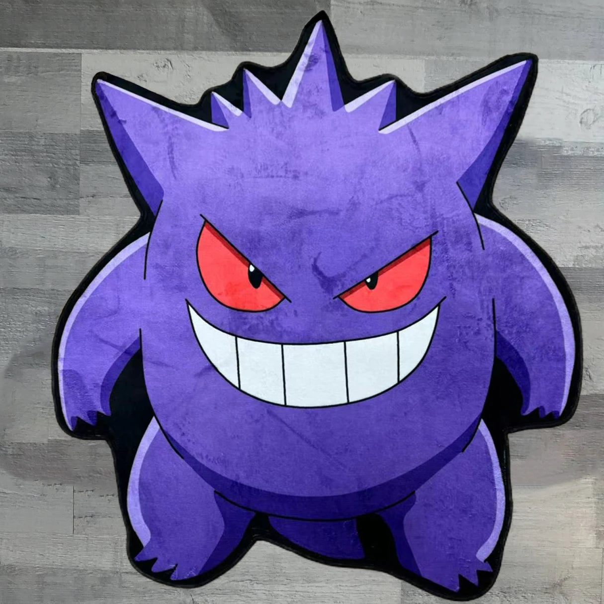 Pokemon Purple Gengar Hanging Rugs Tapestry Home Bedroom Deco Door Kitchen Mats Living Room Hanging Rugs Kids Children Gifts