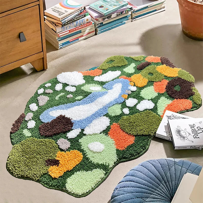 Luxury Moss Tufted Rug