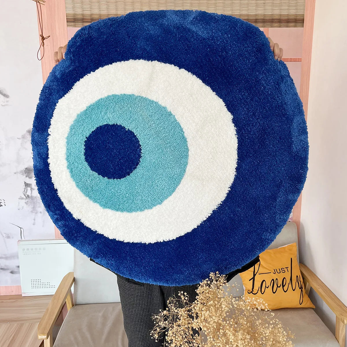 Evil Eye Tufted Rug