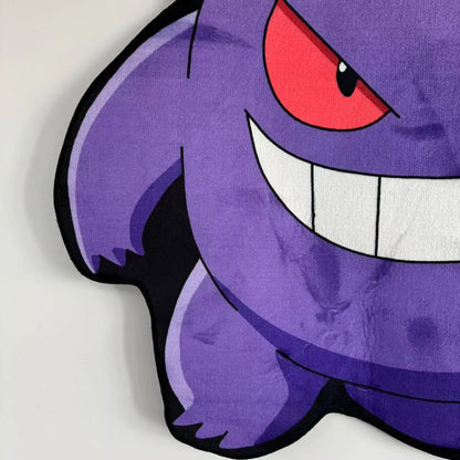 Pokemon Purple Gengar Hanging Rugs Tapestry Home Bedroom Deco Door Kitchen Mats Living Room Hanging Rugs Kids Children Gifts