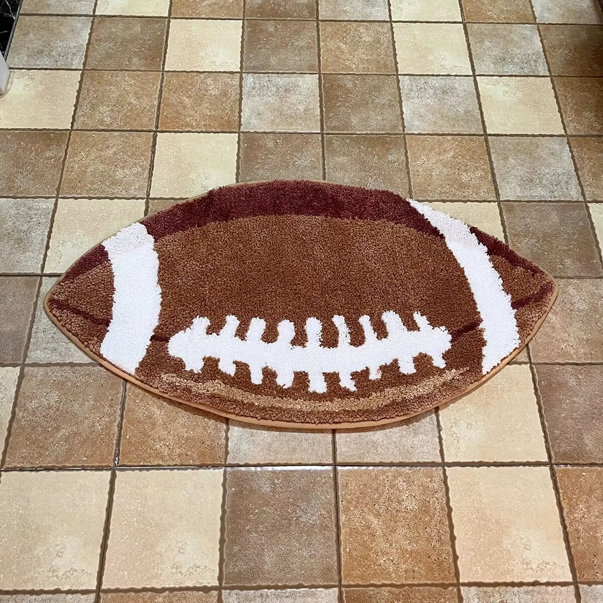 Football Tufted Rugs Bedroom Rug Soft Fluffy Bedside Carpet Floor Pad Mat Doormat Home Room Decor