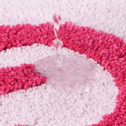 Pink Get Naked Tufted Rug Bathroom Rug Cute Bathtub Mat Entrance Doormat Living Room Apartment Decor Soft Tufted Carpet